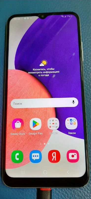 Лот: 19442900. Фото: 1. Смартфон Samsung A22s 5G 138605Г. Смартфоны