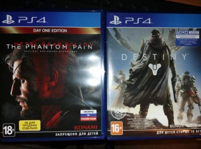 Лот: 6608426. Фото: 1. Две игры PS4. Игры для консолей