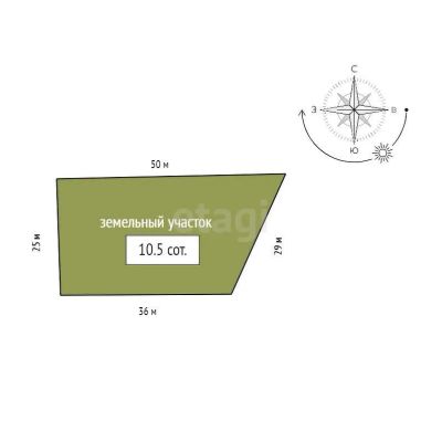 Лот: 25294722. Фото: 1. участок , село Совхоз Сибиряк... Земельные участки