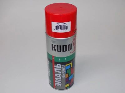 Лот: 12937636. Фото: 1. Эмаль красная KUDO KU-1003 520... Краски, лаки, растворитель