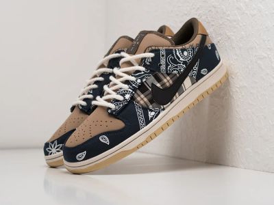 Лот: 19683652. Фото: 1. Кроссовки Nike SB Dunk Low x Travis... Кеды, кроссовки, слипоны
