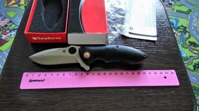 Лот: 8946883. Фото: 1. Spyderco Реплика Складной нож. Ножи, топоры