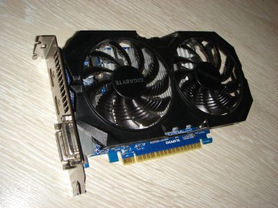 Лот: 14560161. Фото: 1. Видеокарта Gigabyte NVidia GTX... Видеокарты