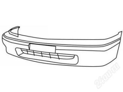 Лот: 2532351. Фото: 1. бампер передний toyota tercel... Кузов