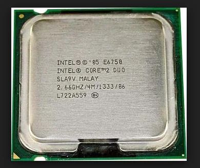 Лот: 11663761. Фото: 1. процессор intel core2duo E6750... Комплекты запчастей