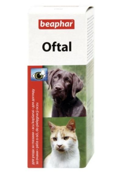 Лот: 5670559. Фото: 1. Средство Beaphar Oftal для кошек... Косметика для животных