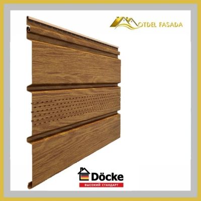 Лот: 17535262. Фото: 1. Софит DOCKE LUX с центральной... Фасадные материалы, сайдинг
