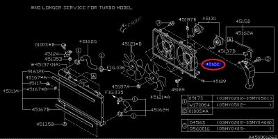 Лот: 4594105. Фото: 1. Кожух вентиляторов Subaru Forester... Двигатель и элементы двигателя