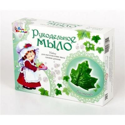 Лот: 10348789. Фото: 1. Рукодельное мыло "Листочек": Набор... Другое (игрушки)