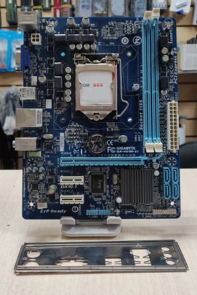 Лот: 20805628. Фото: 1. Мат. плата Gigabyte GA-H61M-S1... Материнские платы