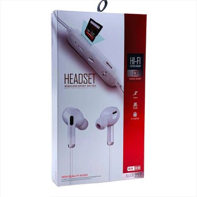 Лот: 22147282. Фото: 1. BLUETOOTH ГАРНИТУРА SGS 999 WIRELESS... Наушники, гарнитуры