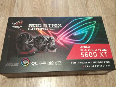 Лот: 16429937. Фото: 1. Видеокарта Asus rog-strix-rx5600xt-o6g-gaming. Видеокарты