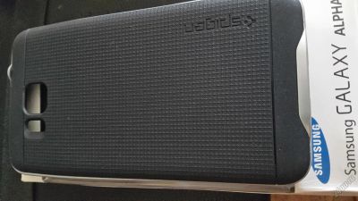 Лот: 5558532. Фото: 1. чехол для galaxy alpha spigen... Чехлы, бамперы