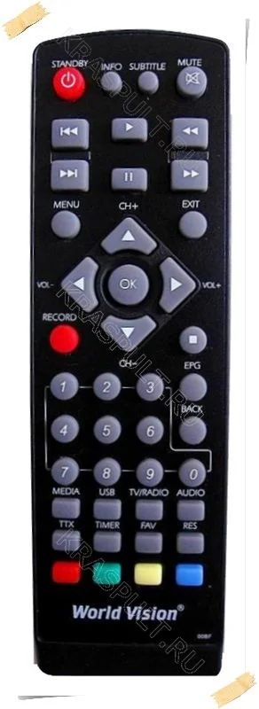 Лот: 15905990. Фото: 1. Пульт WORLD VISION T23CI, 00BF. Пульты ДУ