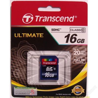 Лот: 2966706. Фото: 1. Карта памяти SD HC 16 GB Transcend... Карты памяти