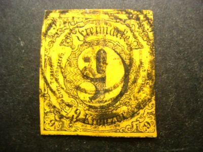 Лот: 6660448. Фото: 1. Турни Тасис 1852г 9кр. Марки