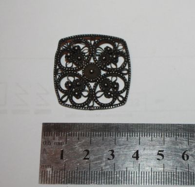 Лот: 25633122. Фото: 1. Винтажная Узорная Брошь, брошка... Броши