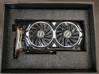 Лот: 19987625. Фото: 1. Видеокарта MSI GTX 1060 armor... Видеокарты