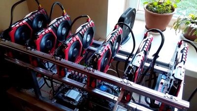 Лот: 10270614. Фото: 1. Майнинг ферма на 6 1050Ti MSI... Майнинг фермы, товары для майнинга