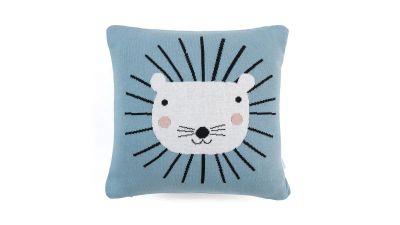 Лот: 23759663. Фото: 1. Подушка декоративная Funny lion. Одеяла, подушки