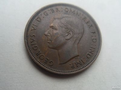 Лот: 10349576. Фото: 1. Великобритания 1/2 пенни 1941. Великобритания и острова