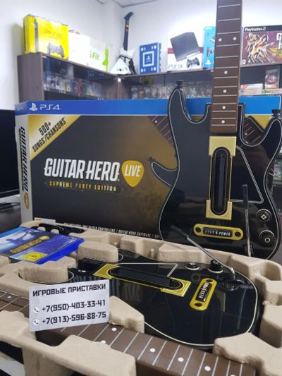 Лот: 13314009. Фото: 1. Guitar Hero Live Supreme Party... Аксессуары для игровых приставок, консолей, геймпады