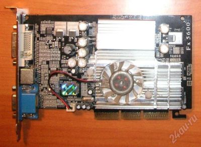 Лот: 13652. Фото: 1. Видеокарта GeForce FX 5600 128mb... Красноярск