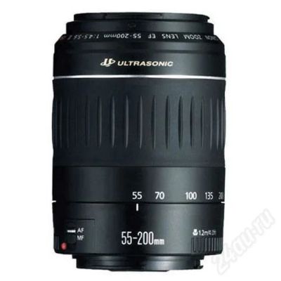 Лот: 307376. Фото: 1. Canon EF 55-200 1:4.5-5.6 II USM. Светофильтры