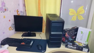 Лот: 12246223. Фото: 1. Компьютер в сборе ( fx6100, rx460... Компьютеры в сборе