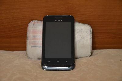 Лот: 4495960. Фото: 1. Sony Xperia tipo dual + кожаный... Смартфоны