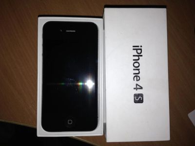 Лот: 3937430. Фото: 1. iPhone 4s Black 16Gb не залочен... Смартфоны