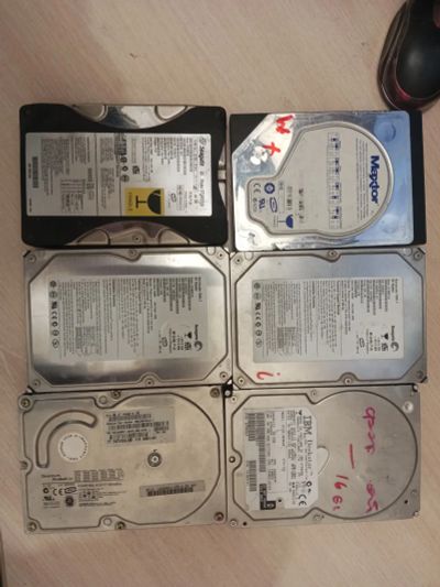 Лот: 21142380. Фото: 1. Hdd жёсткий диск 6 штук. Жёсткие диски (HDD)