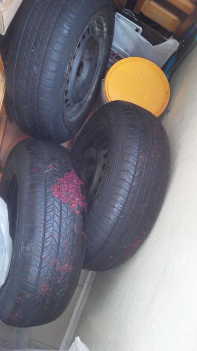 Лот: 6572789. Фото: 1. 216x65 R16 5x114 летние Dunlop... Шины на дисках