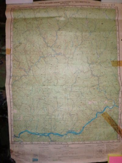 Лот: 15222499. Фото: 1. Топографическая карта О - 46 -... Путешествия, туризм