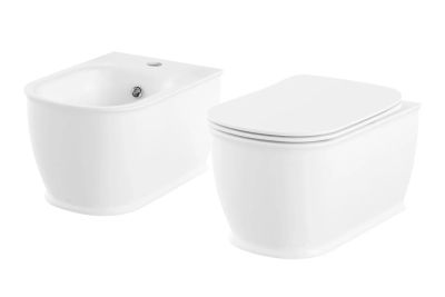 Лот: 25231301. Фото: 1. Комплект 2в1 Hoff Bell. Унитазы, биде
