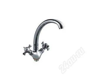 Лот: 2647492. Фото: 1. Смеситель д/кухни Frap крест F4224. Смесители