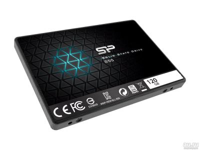 Лот: 13396231. Фото: 1. (210) Silicon Power Slim S55 120Гб... SSD-накопители