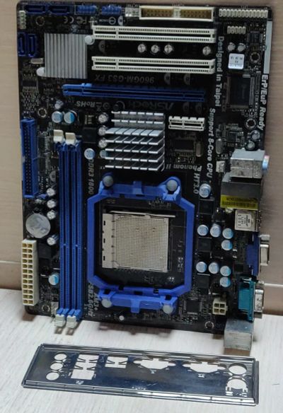 Лот: 19817523. Фото: 1. Мат. плата ASRock 960GM-GS3 FX... Материнские платы