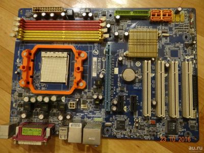 Лот: 8426204. Фото: 1. Gigabyte GA-M52S-S3P AM2 GbLAN... Материнские платы