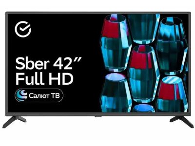 Лот: 25133526. Фото: 1. LED телевизор Sber SDX-42F2018... Телевизоры