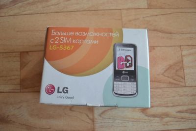 Лот: 7465918. Фото: 1. Сотовый телефон LG-S367 (2 sim... Кнопочные мобильные телефоны