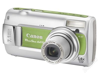 Лот: 461291. Фото: 1. Canon PowerShot A470. Цифровые компактные