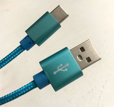 Лот: 12011480. Фото: 1. Кабель USB – Type-C 1м в оплётке... Дата-кабели, переходники