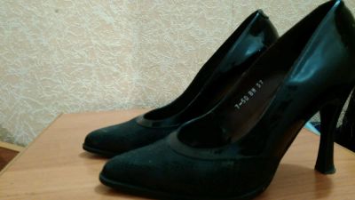 Лот: 9182621. Фото: 1. Туфли черные. Туфли