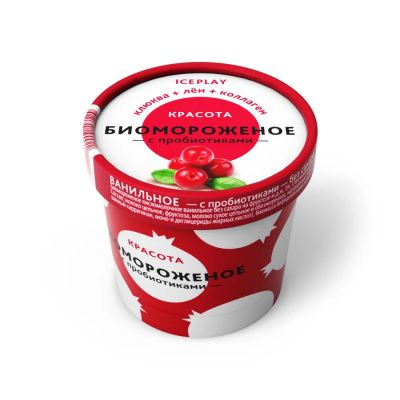 Лот: 19012912. Фото: 1. Биомороженое кисломолоч.ванильное... Молоко и молочные продукты