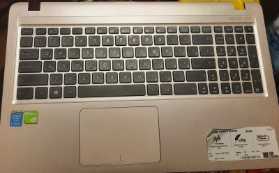 Лот: 16508264. Фото: 1. Asus K540L панель клавиатуры. Клавиатуры для ноутбуков