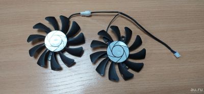 Лот: 18338219. Фото: 1. 2 кулера для видеокарты MSI 1050ti... Системы охлаждения