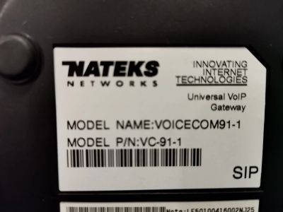 Лот: 18453522. Фото: 1. VoIP шлюз Nateks VC-91-1. SIP, Видео-телефоны