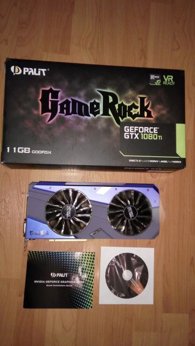 Лот: 12595814. Фото: 1. Видеокарта Palit GeForce GTX 1080... Видеокарты