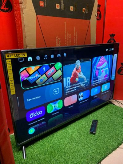 Лот: 19973599. Фото: 1. Смарт телевизор BQ 42" Smart TV... Телевизоры